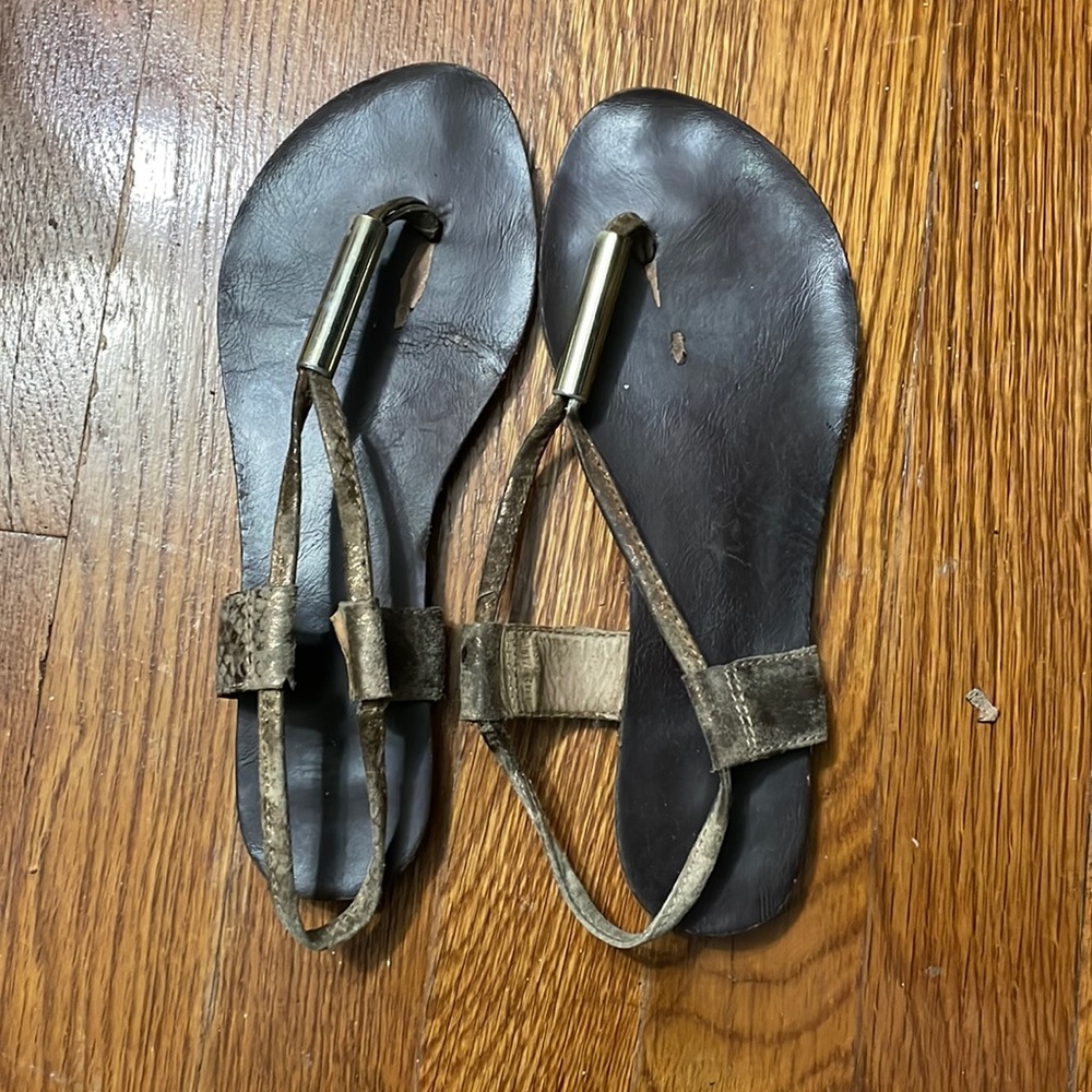 Brown Thong Sandals